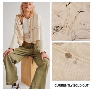 Free People Cropped Scout Jacket